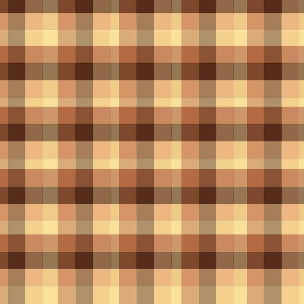 brun tartan sömlös mönster bakgrund från en mängd kvadrater vektor