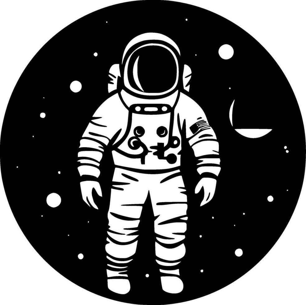 Astronaut - - hoch Qualität Vektor Logo - - Vektor Illustration Ideal zum T-Shirt Grafik