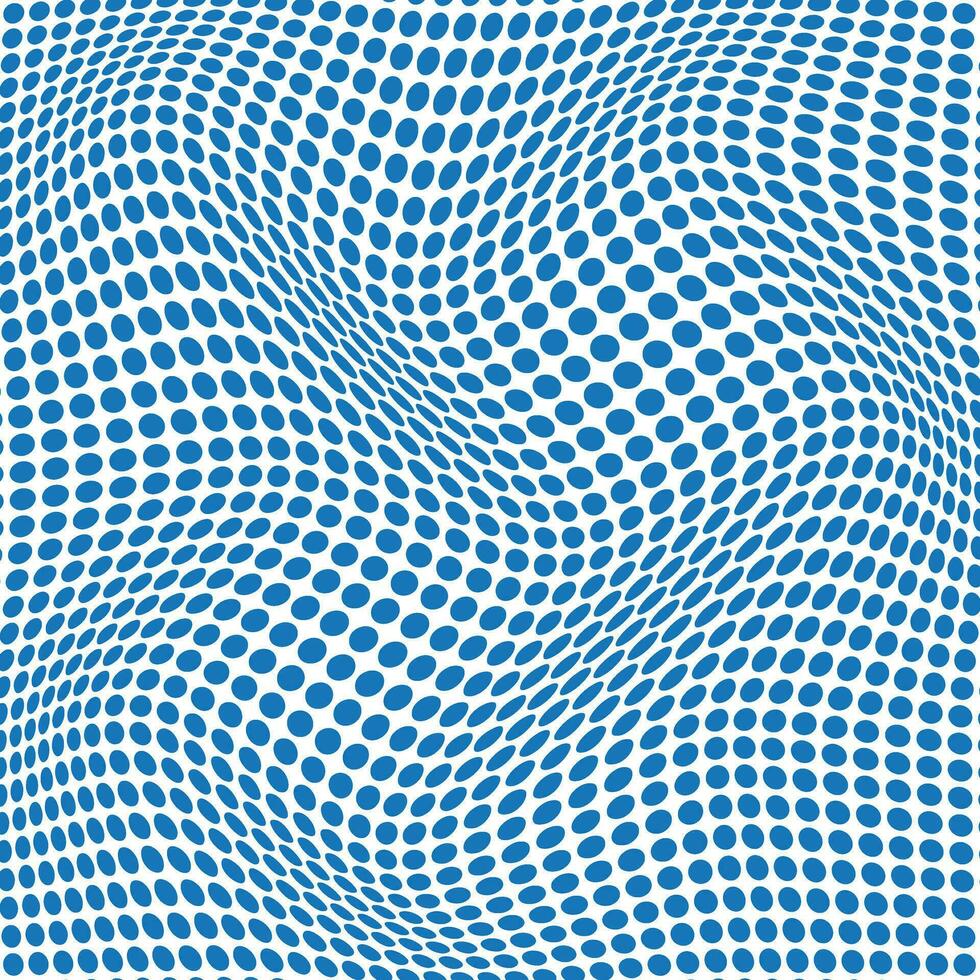 abstrakt geometrisch Blau Punkt Welle Muster perfekt zum Hintergrund, Hintergrund vektor