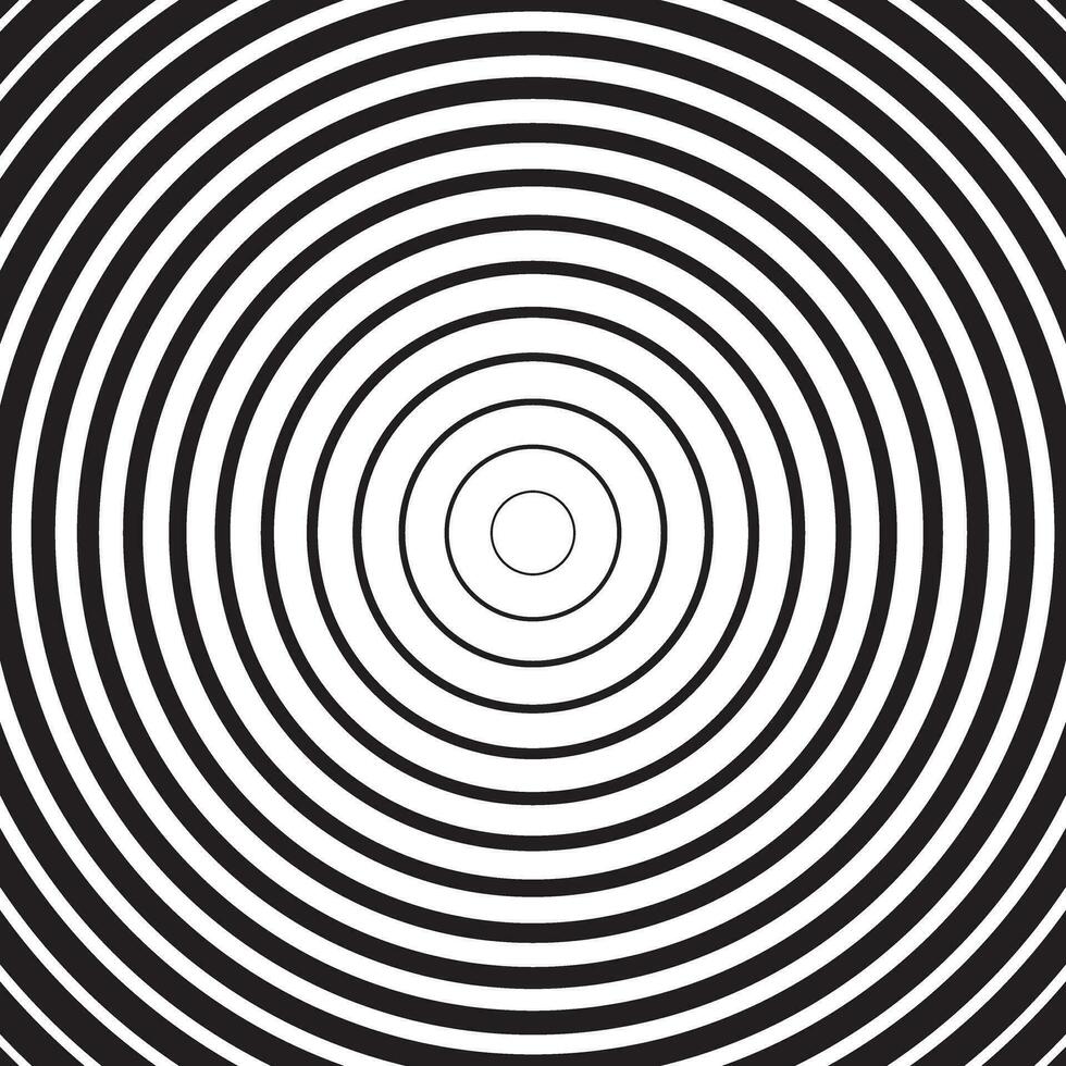 abstrakt geometrisk svart illusion cirkel mönster perfekt för bakgrund, tapet vektor