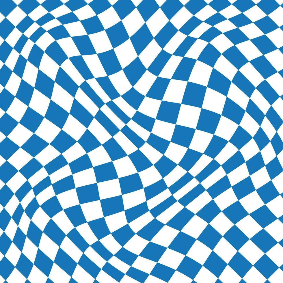 abstrakt geometrisch Blau Rechteck prüfen Welle Muster perfekt zum Hintergrund, Hintergrund vektor
