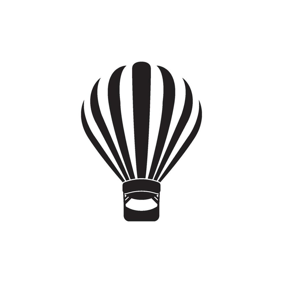Luft Ballon Symbol Logo Vektor Illustration Vorlage Design.