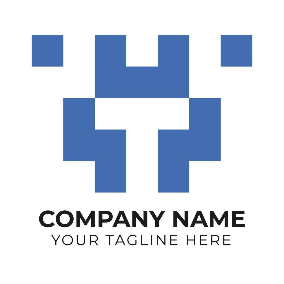 företags- abstrakt monogram minimalistisk företag logotyp design mall fri vektor