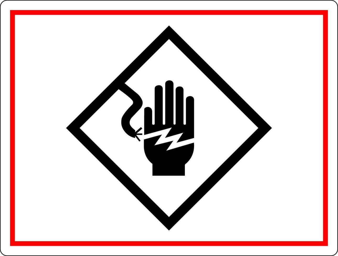 Elektro-Schock - Benutzeroberfläche und Gesten Symbole