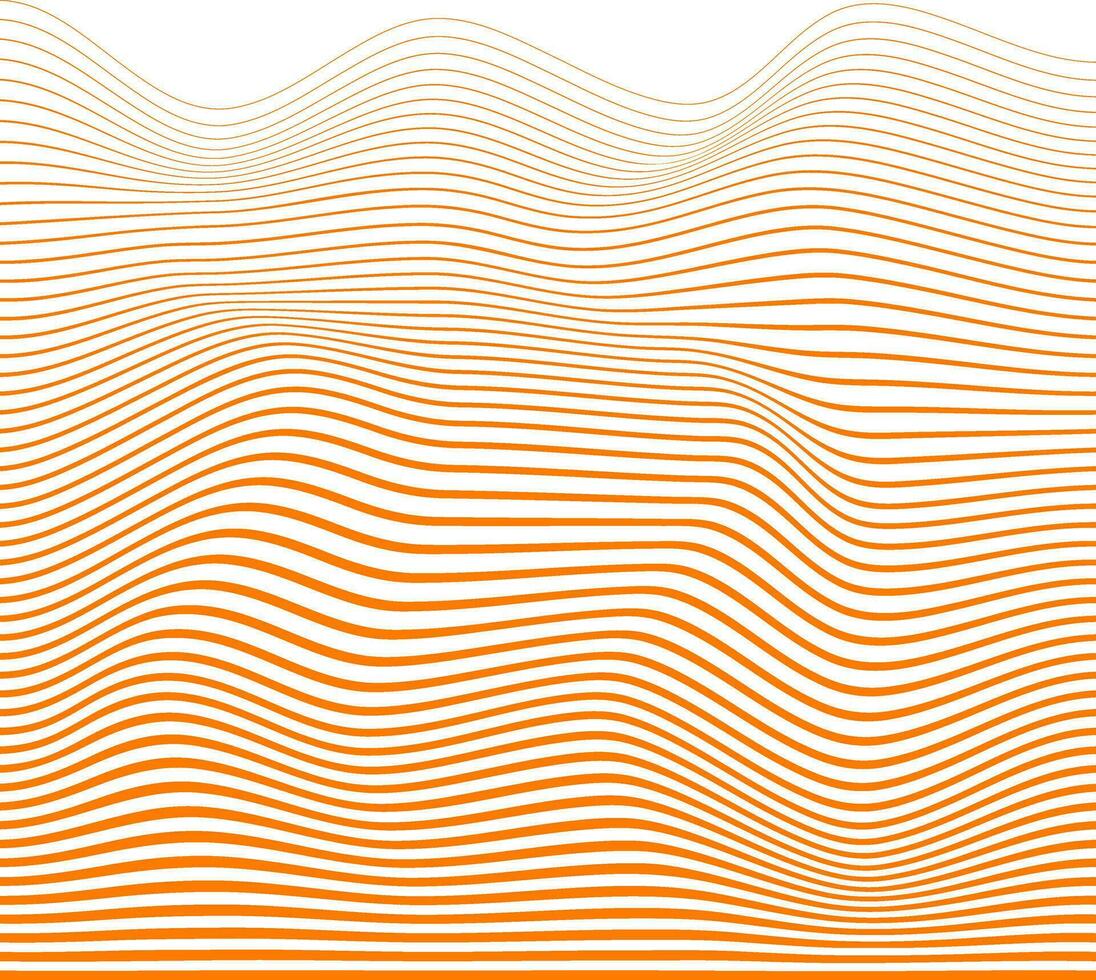 Orange Vektor abstrakt Welle Textur oder gestalten zum Produkt und Plakate. ohne Hintergrund