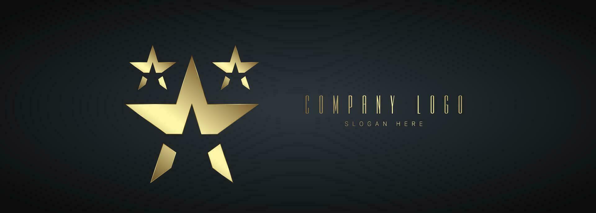 golden und Luxus Kreise Gruppen Logo Vektor zum Unternehmen auf dunkel Hintergrund Vorlagen
