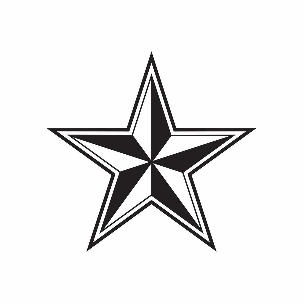 editierbar Star Symbol. perfekt zum Logos, Statistiken und Infografiken vektor