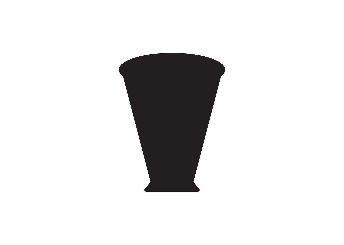 Vase Symbol Design Vektor isoliert