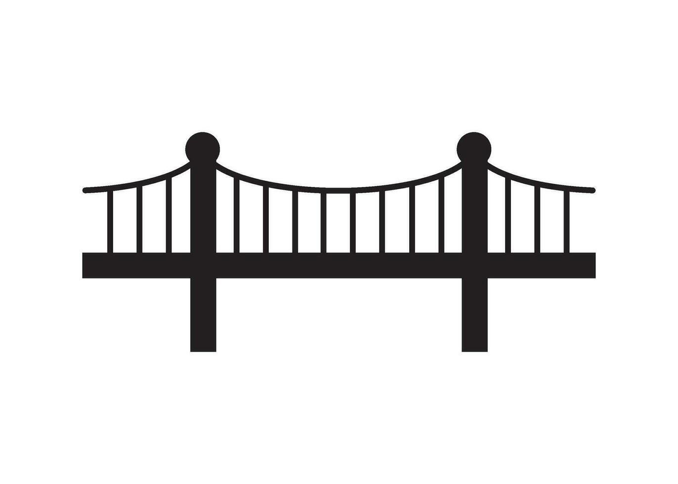 Brücke Symbol Design Illustration Vektor