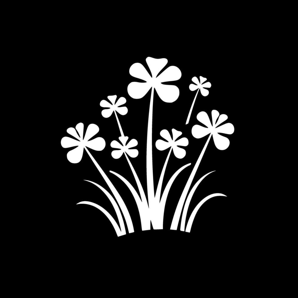 Blumen - - minimalistisch und eben Logo - - Vektor Illustration