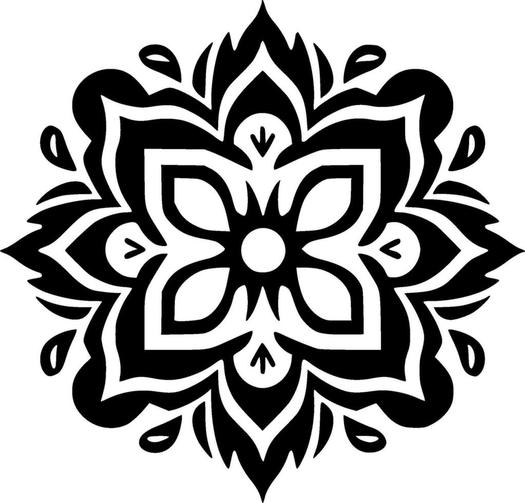 Mandala - - hoch Qualität Vektor Logo - - Vektor Illustration Ideal zum T-Shirt Grafik