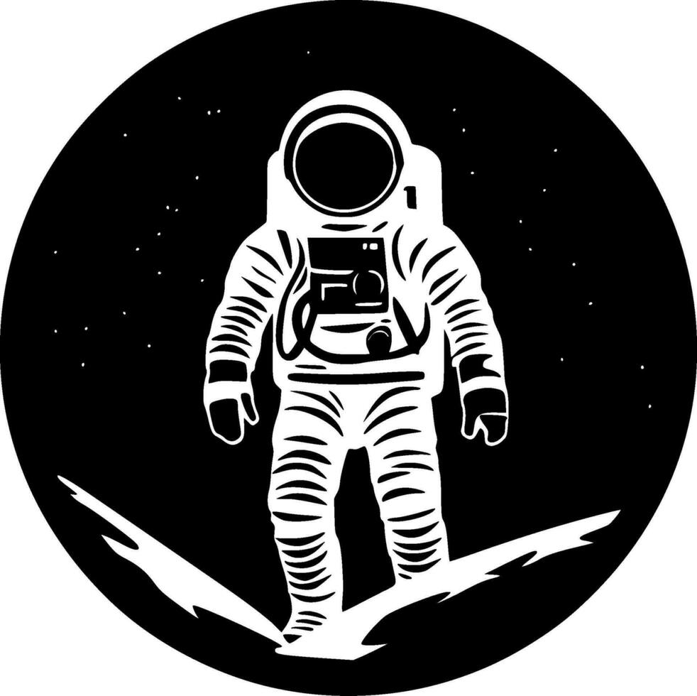 Astronaut - - hoch Qualität Vektor Logo - - Vektor Illustration Ideal zum T-Shirt Grafik