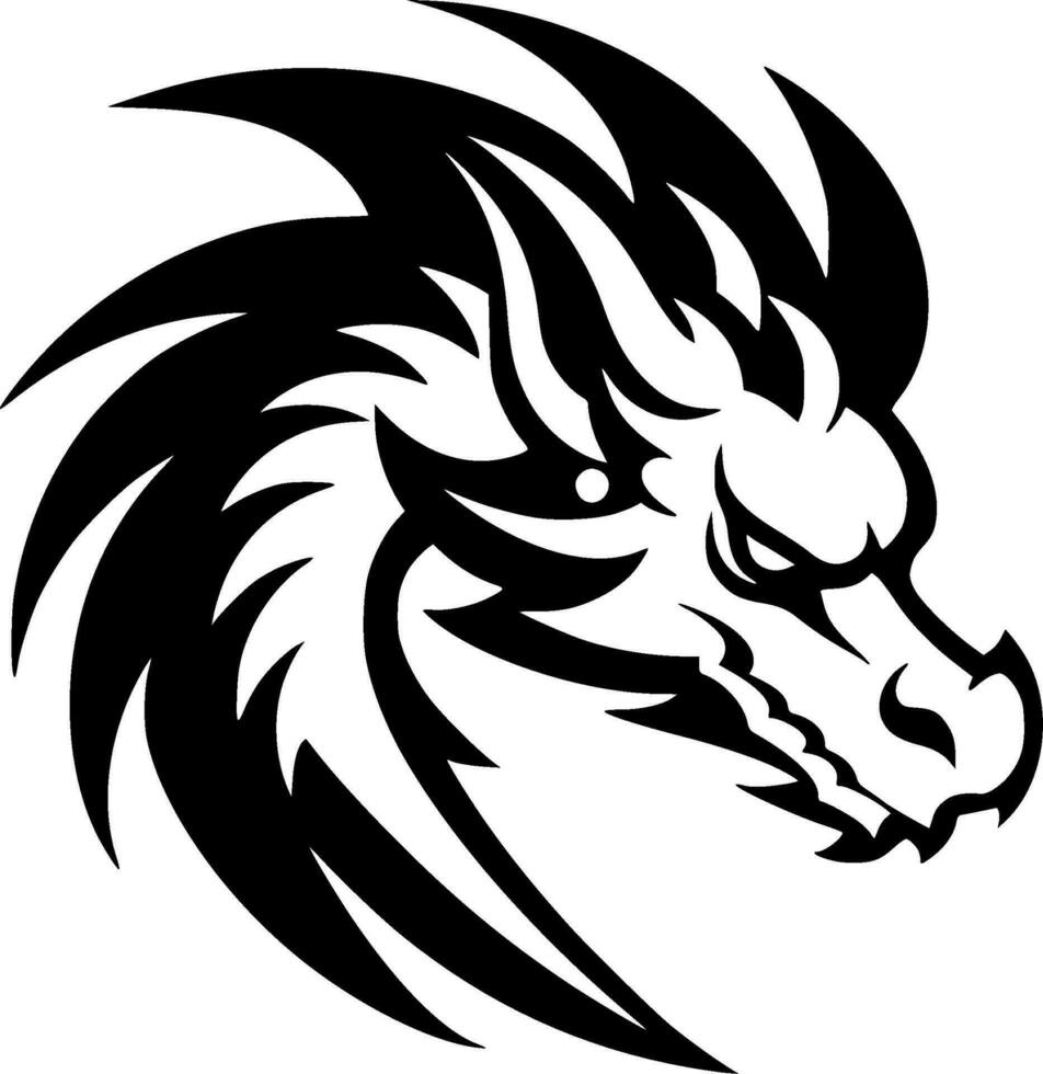 Drachen - - hoch Qualität Vektor Logo - - Vektor Illustration Ideal zum T-Shirt Grafik