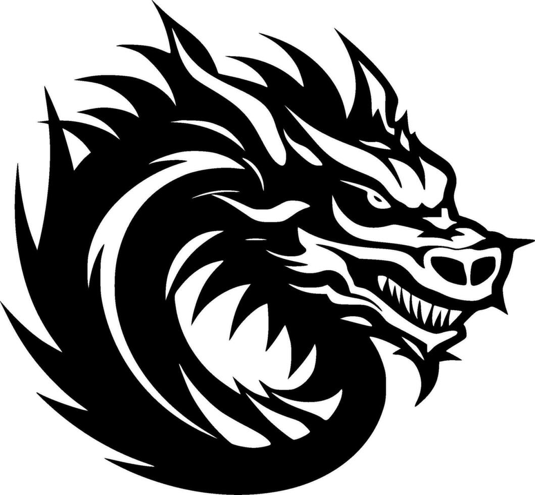 Drachen - - hoch Qualität Vektor Logo - - Vektor Illustration Ideal zum T-Shirt Grafik