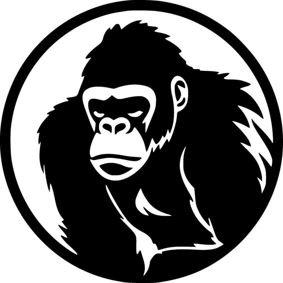 gorilla - hög kvalitet vektor logotyp - vektor illustration idealisk för t-shirt grafisk