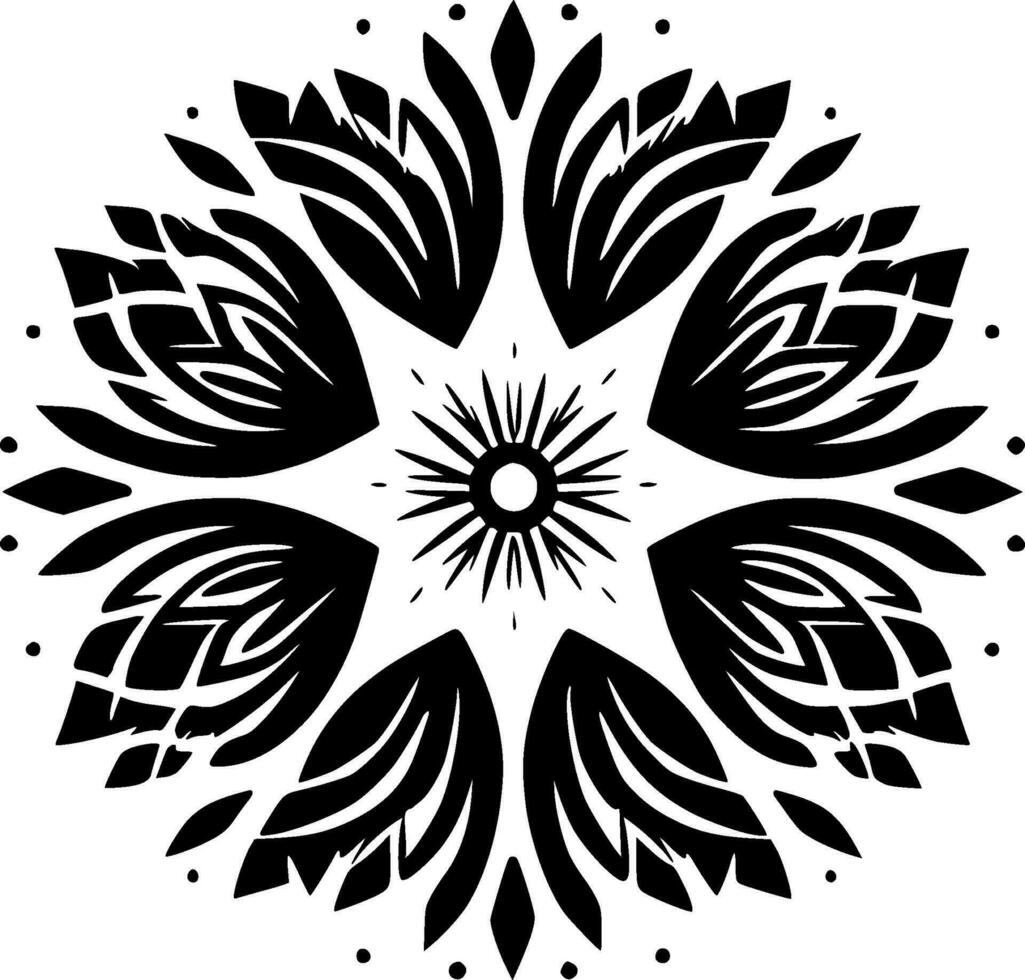 Mandala - - hoch Qualität Vektor Logo - - Vektor Illustration Ideal zum T-Shirt Grafik