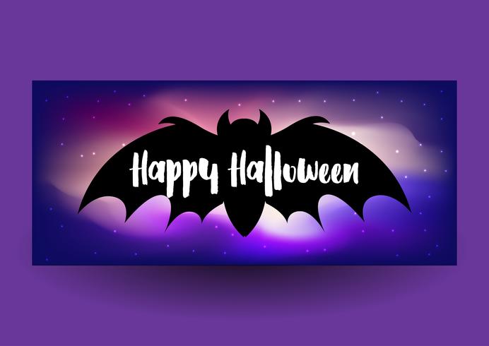 halloween banner design vektor