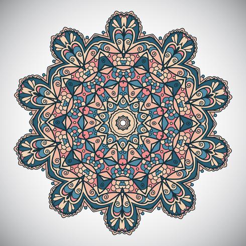 Dekoratives Mandala-Design vektor