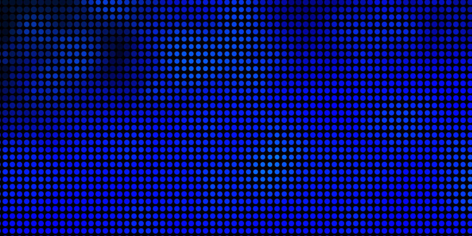 mörkblå vektorbakgrund med bubblor abstrakt illustration med färgglada fläckar i naturstilmönster för broschyrerbroschyrer vektor