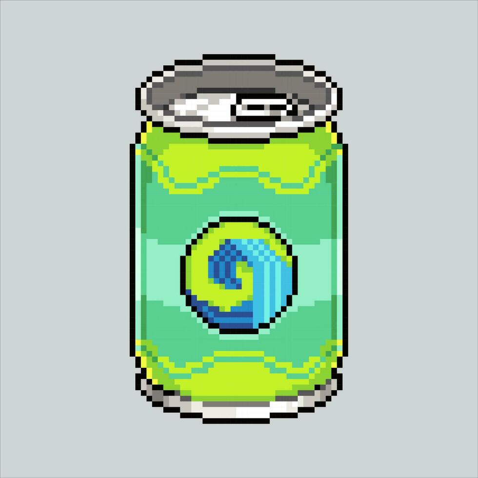 pixel konst illustration soda. pixelated soda. soda dryck ikon pixelated för de pixel konst spel och ikon för hemsida och video spel. gammal skola retro. vektor
