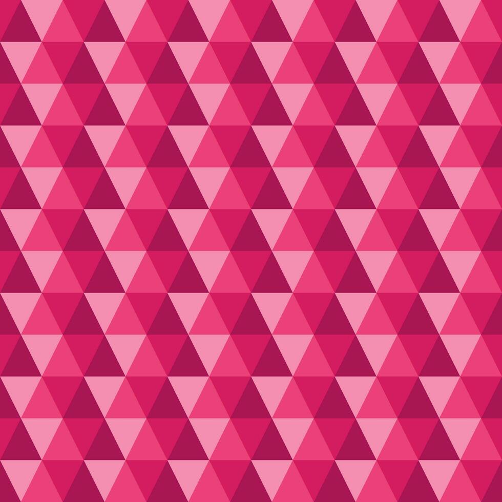 rosa skugga triangel mönster bakgrund. triangel mönster bakgrund. triangel bakgrund. sömlös mönster. för bakgrund, dekoration, gåva omslag vektor