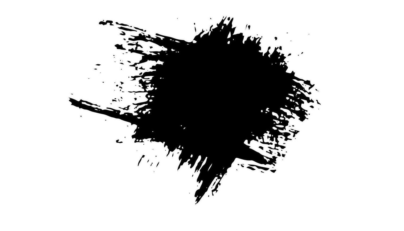 schwarz Fleck Bürste, Grunge Banner, Hand gezeichnet Spritzen. Grunge Abzeichen Bürste, Hand gezeichnet schwarz vektor