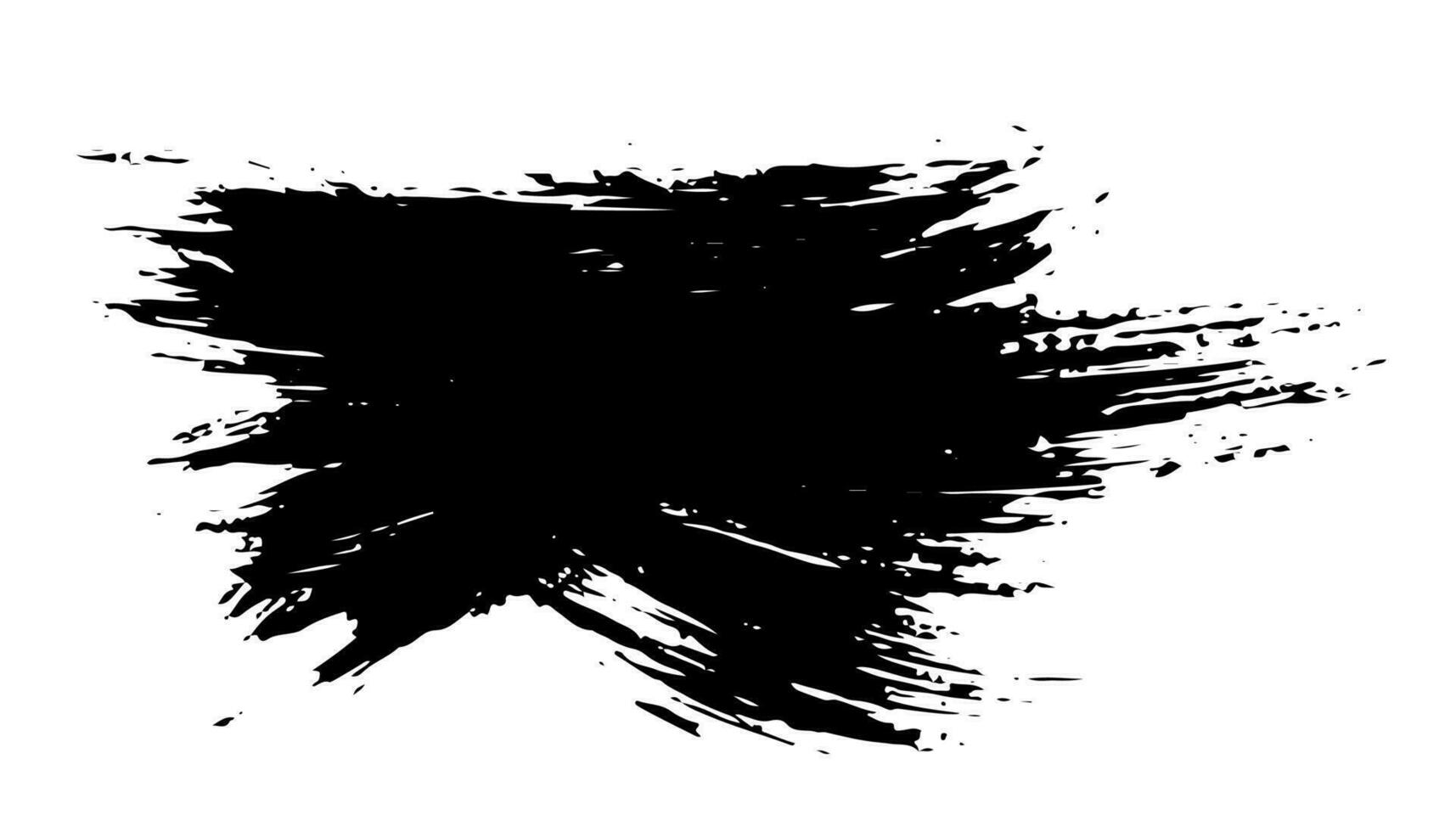 schwarz Fleck Bürste, Grunge Banner, Hand gezeichnet Spritzen. Grunge Abzeichen Bürste, Hand gezeichnet schwarz vektor