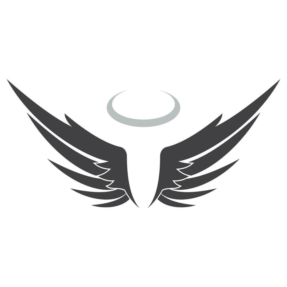 Engel Flügel Logo vektor