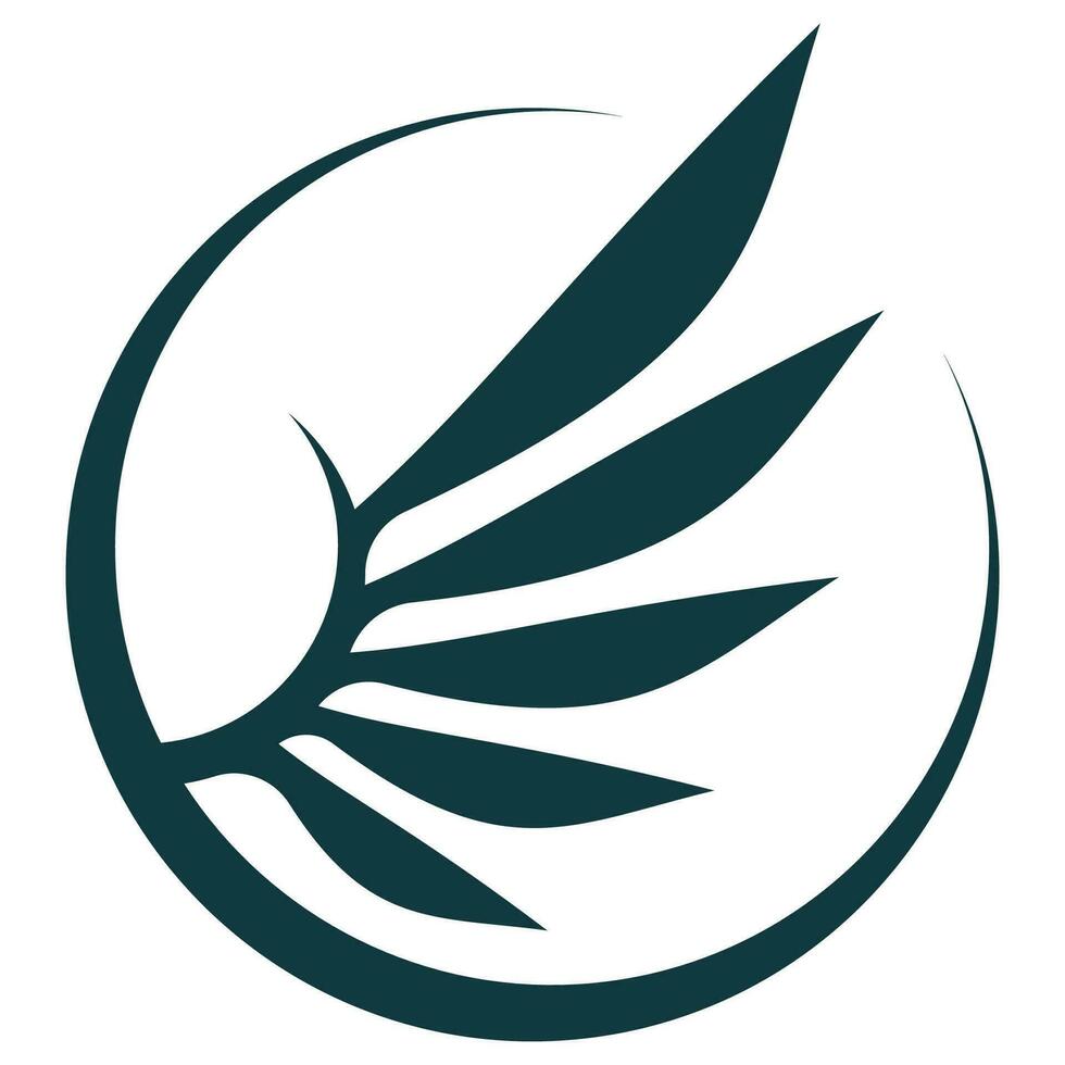 Vogel Flügel Illustration Logo. vektor