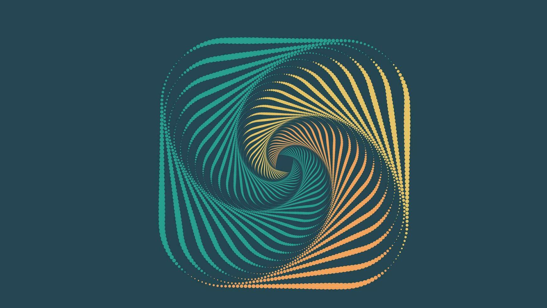 abstrakt spiral fyrkant magisk bakgrund för din kreativ projekt. detta vågig linje design kommer ge du jämnhet känsla i kaotisk värld. du kan använda sig av den som baner, webb sida, eller i flygblad design. vektor