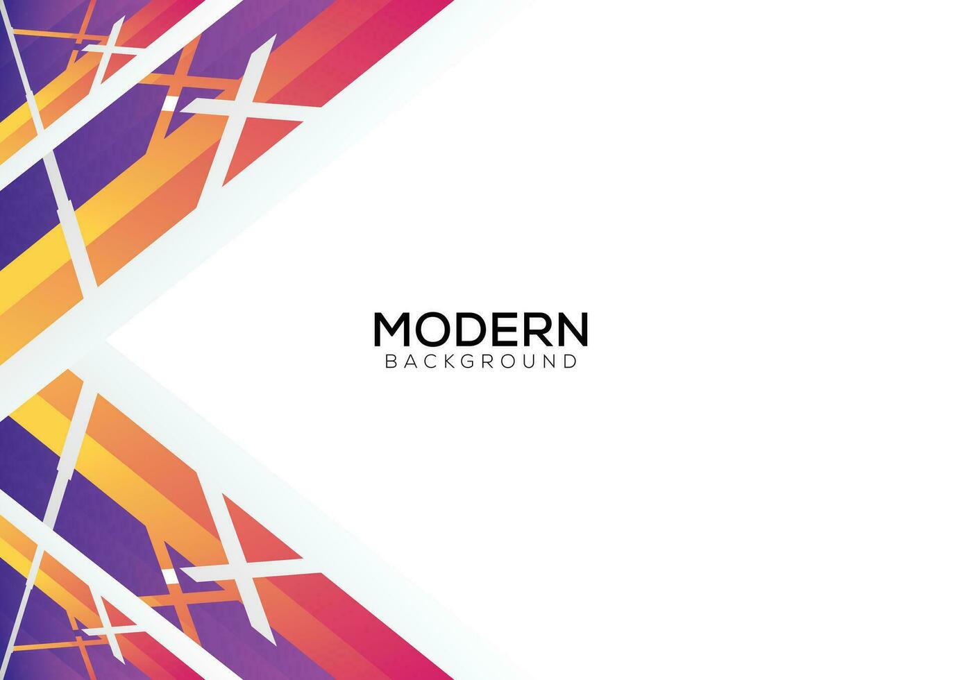 modern Geometrie abstrakt Hintergrund Design bunt vektor