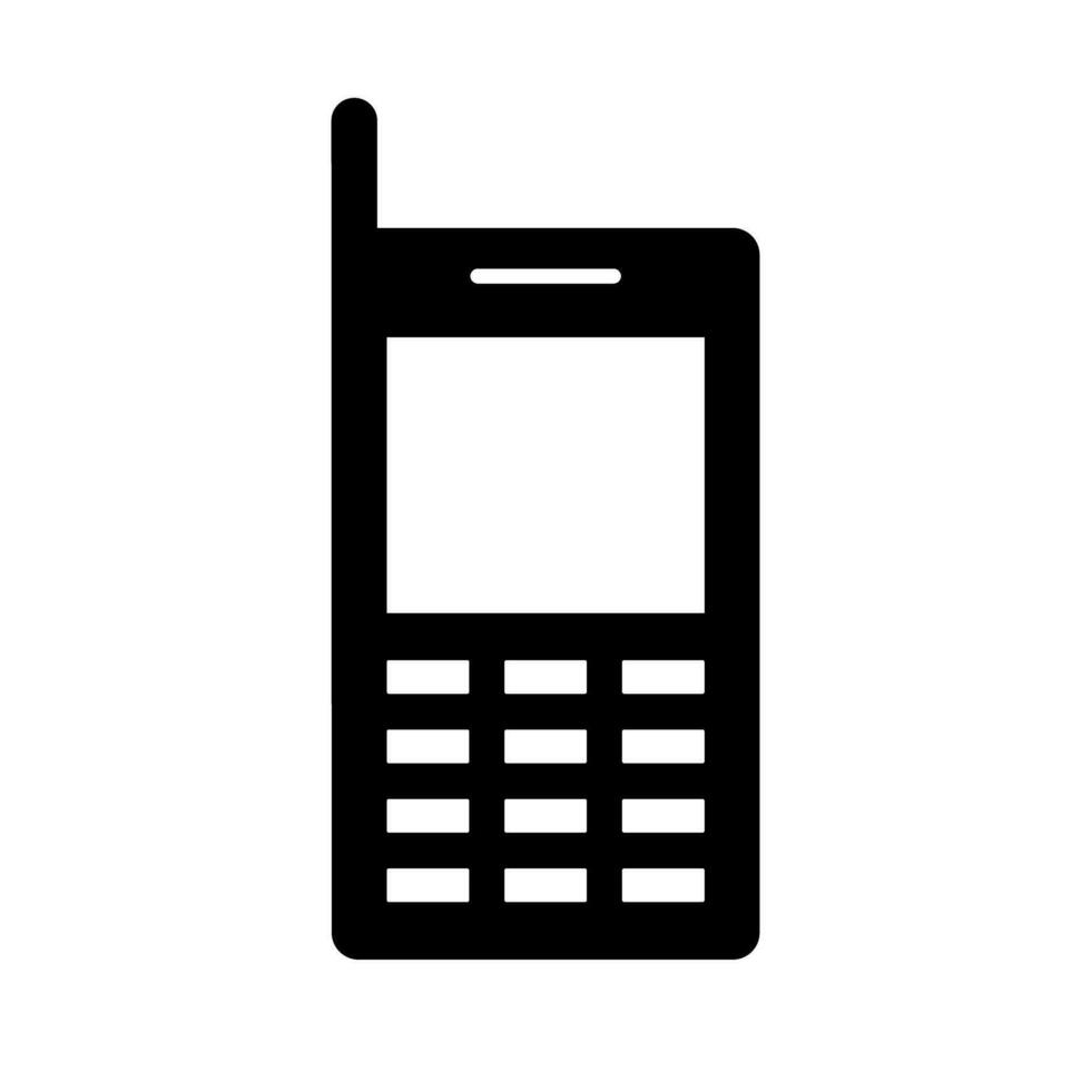 Handy, Mobiltelefon Zelle Telefon Symbol. Vektor. vektor