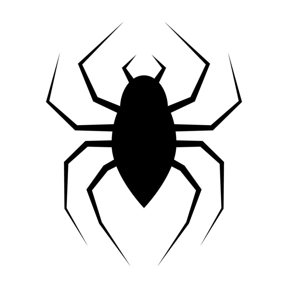 Spinne Symbol. Halloween Design. Vektor. vektor