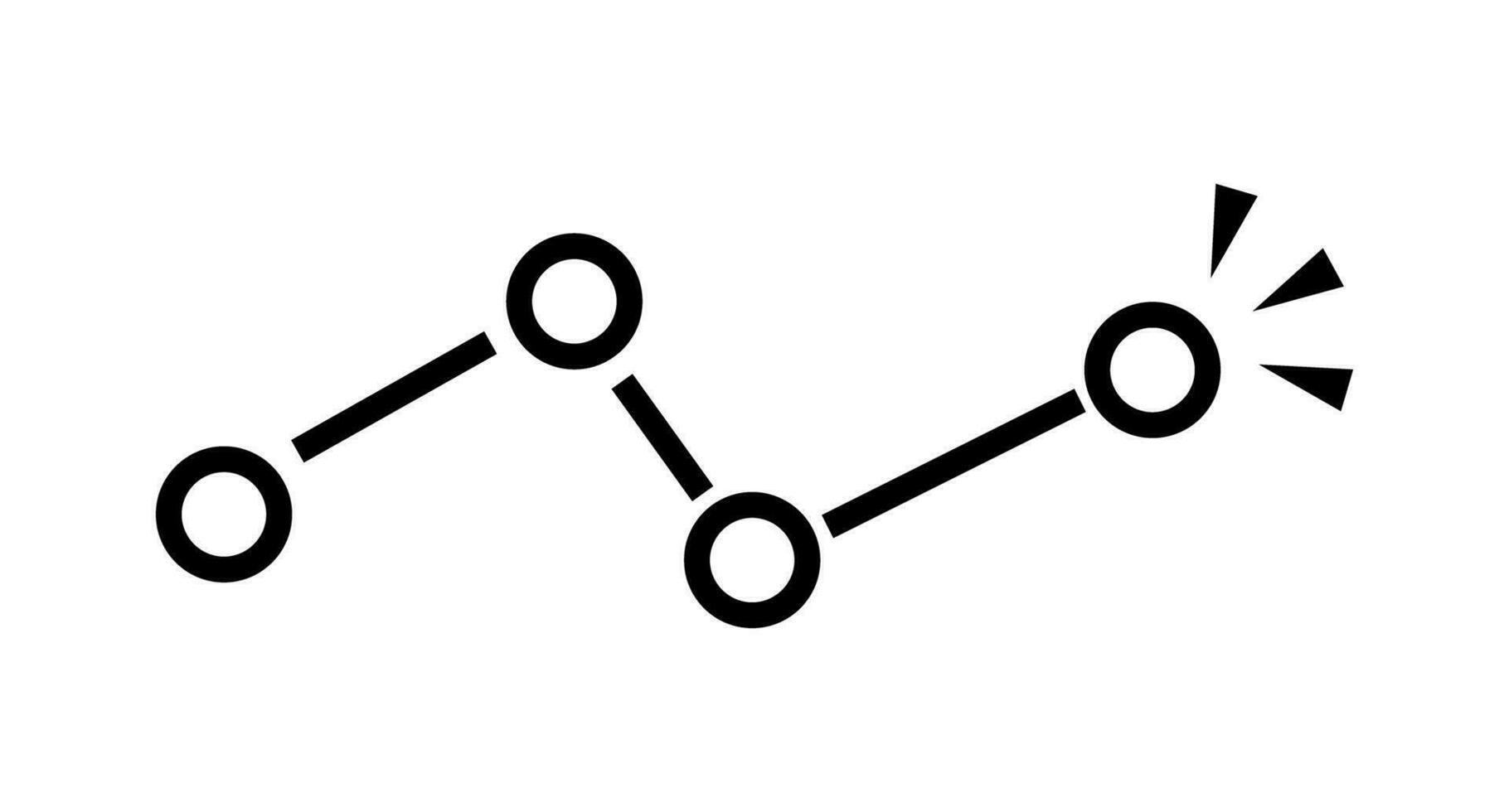 Pop Diagramm Symbol. Der Umsatz Trend. Vektor. vektor