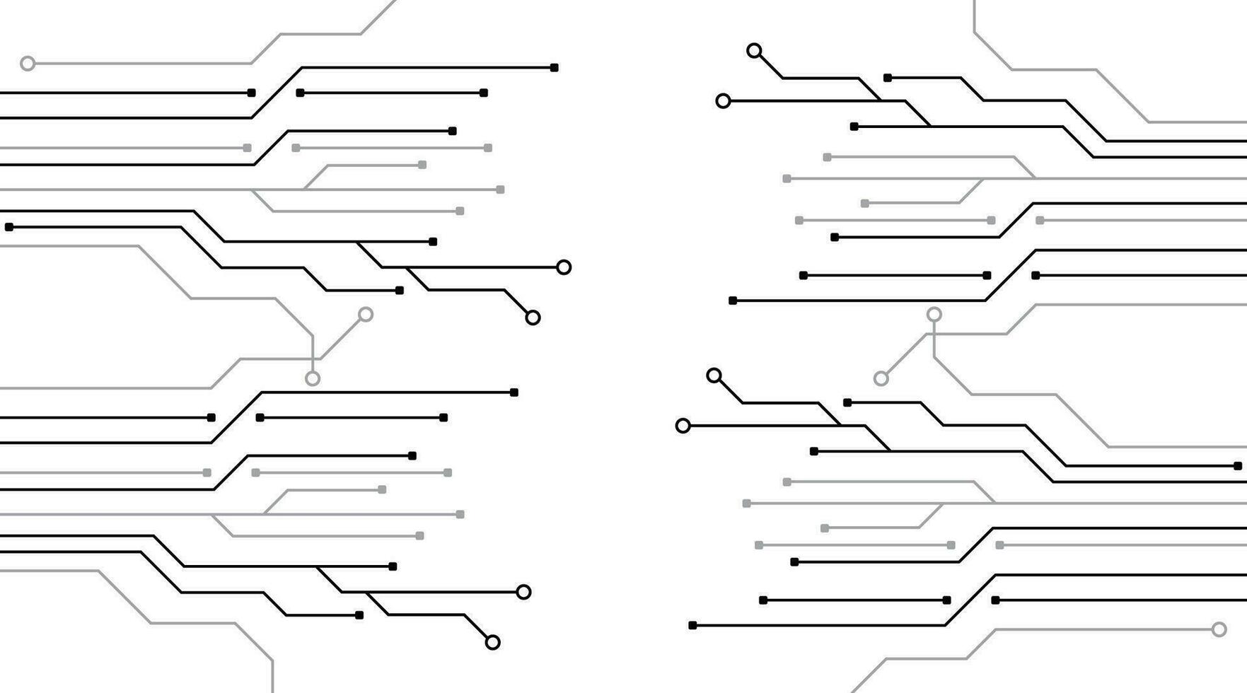 krets styrelse teknologi bakgrund. framtida elektronik tech begrepp. rörelse. vektor illustration element