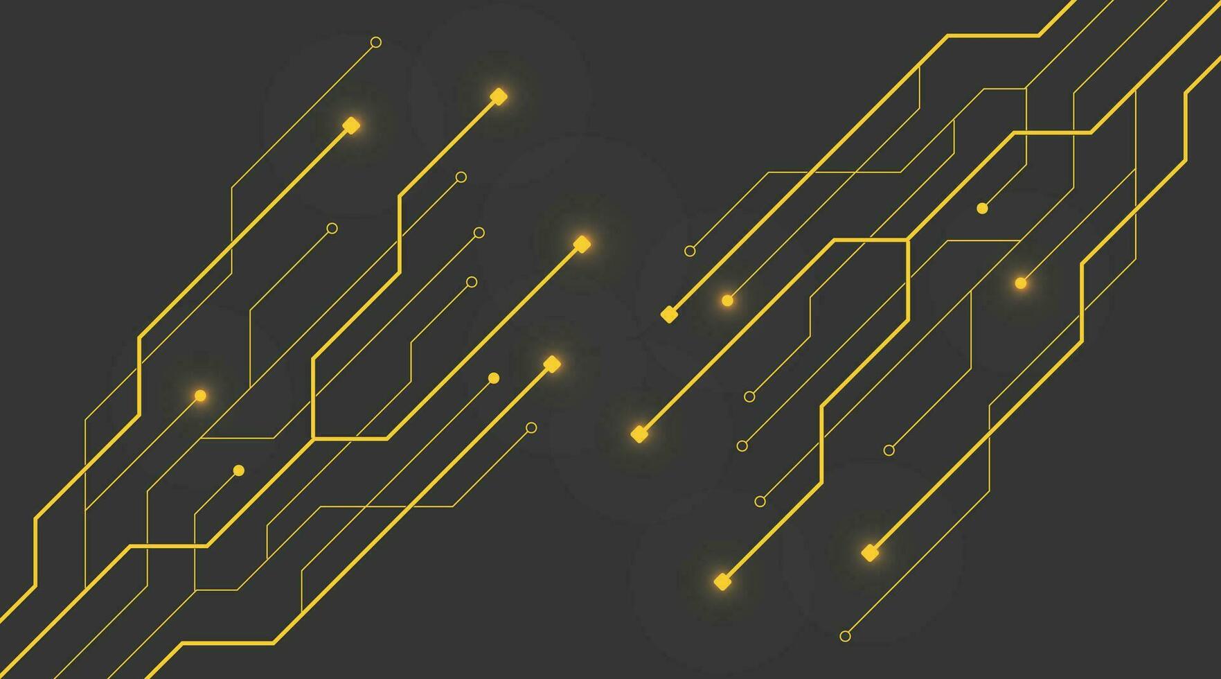 Schaltkreis Tafel Technologie Hintergrund. Zukunft Elektronik Technik Konzept. Bewegung. Vektor Illustration Element