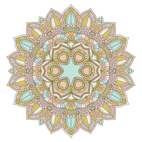 Dekorativ mandala design vektor