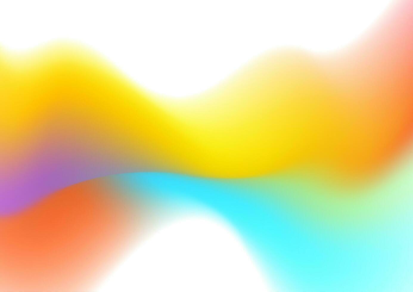 abstrakt bunt Flüssigkeit Welle glänzend Hintergrund vektor