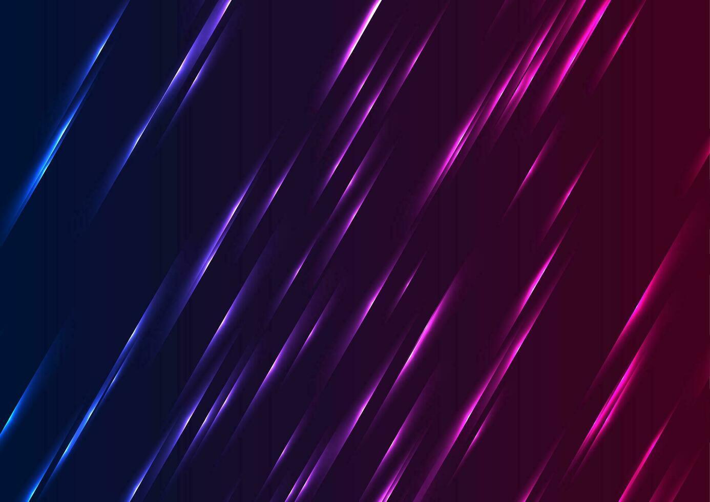 Blau lila glühend Neon- Linien abstrakt Hintergrund vektor