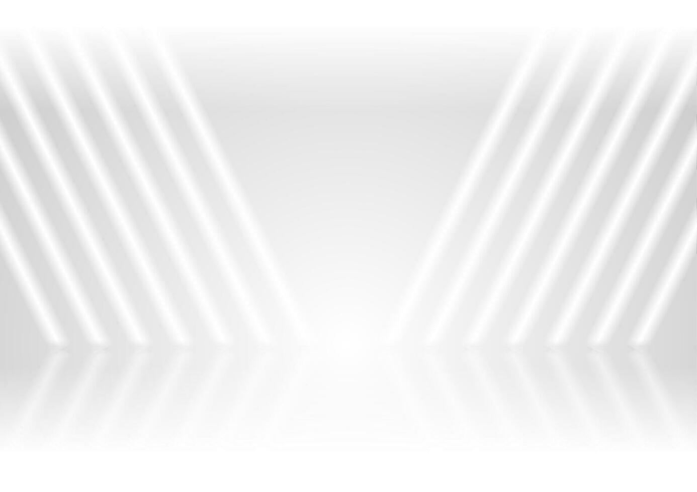 grau Weiß glatt Streifen abstrakt Technik Hintergrund vektor