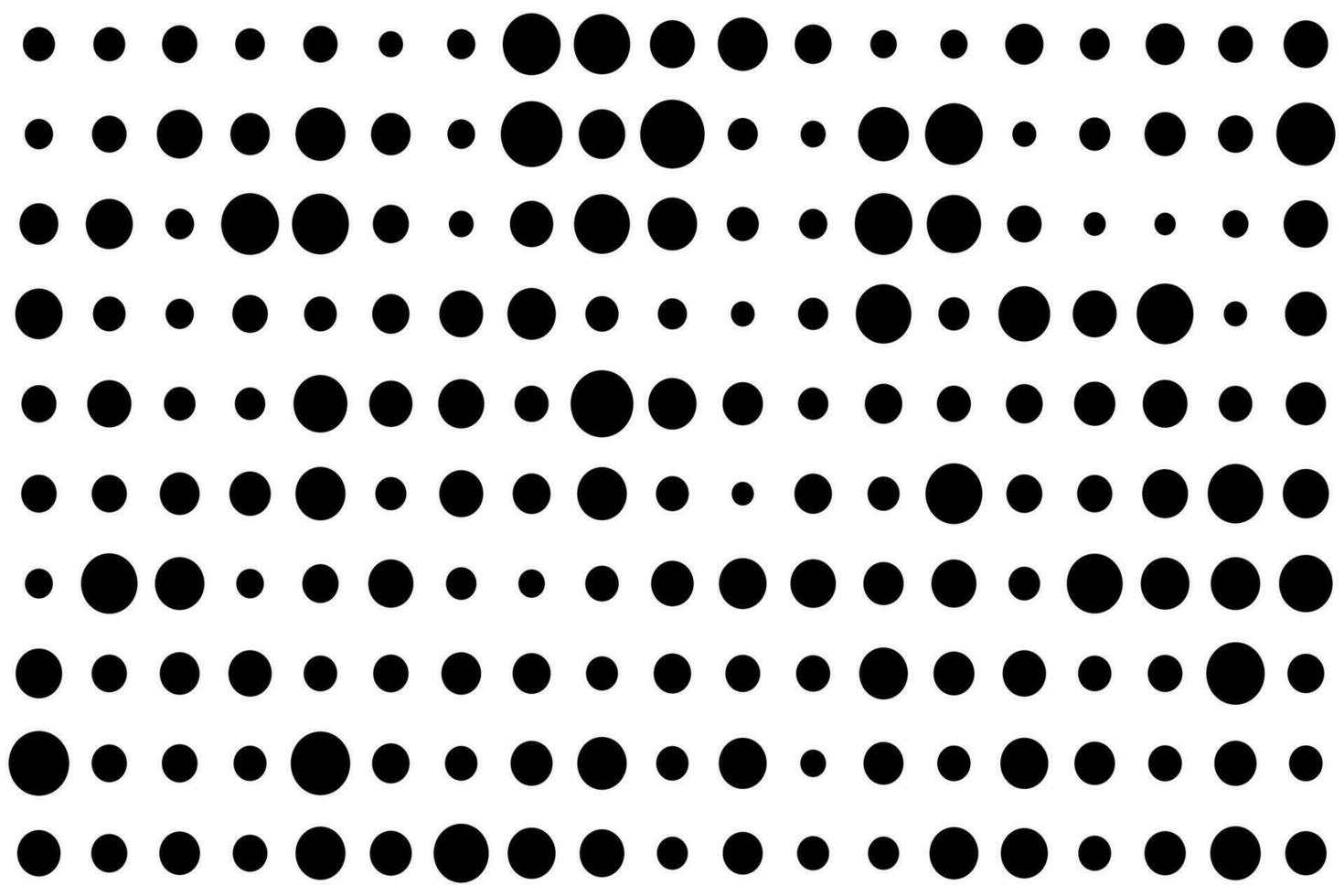 Hintergrund Muster schwarz Punkte auf Weiß Hintergrund vektor