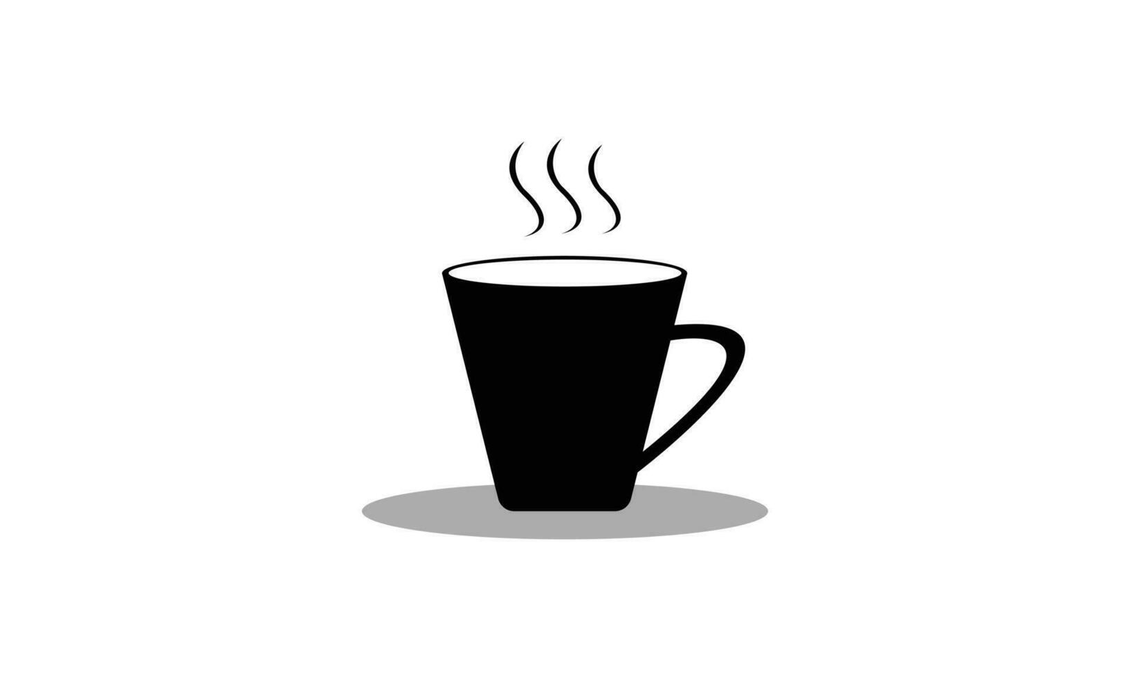 kopp av kaffe och te vektor ikon