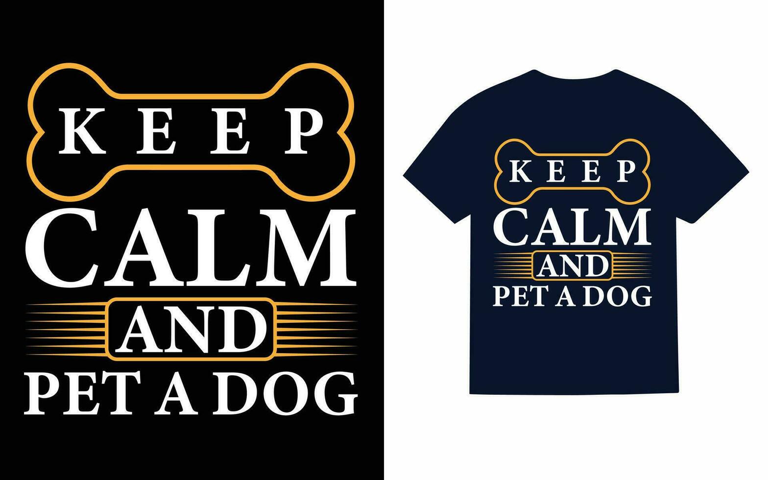 Hunde-T-Shirt-Design vektor