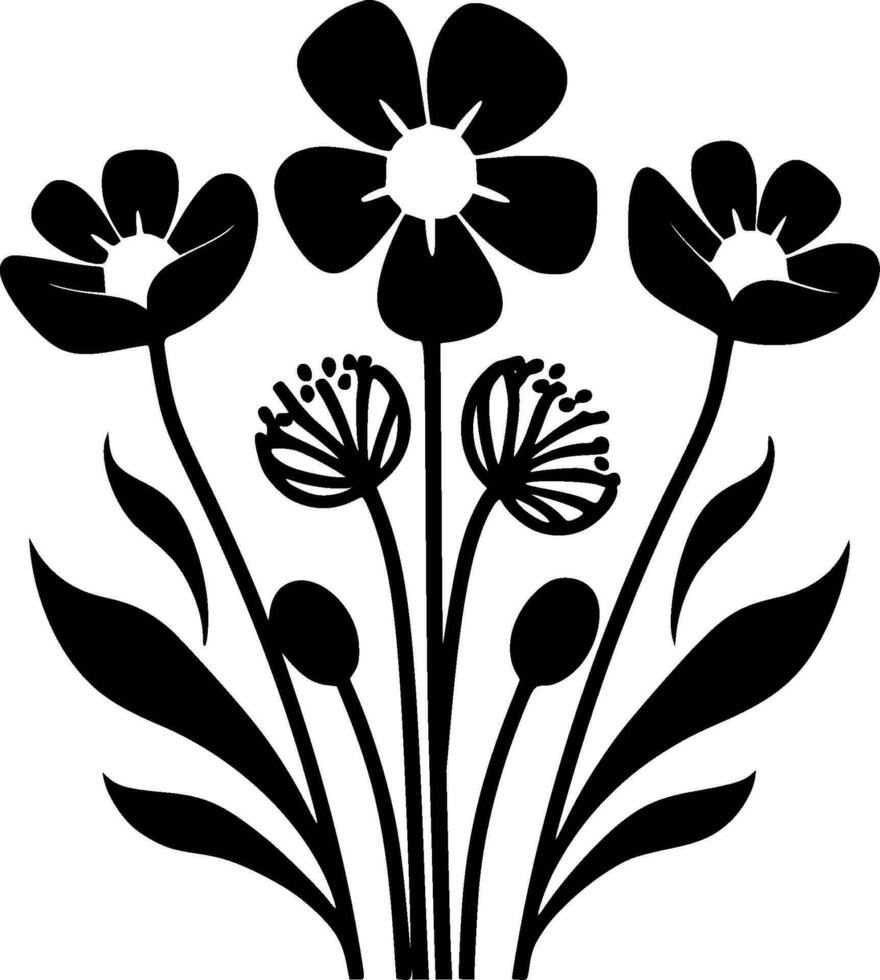 Blumen - - hoch Qualität Vektor Logo - - Vektor Illustration Ideal zum T-Shirt Grafik