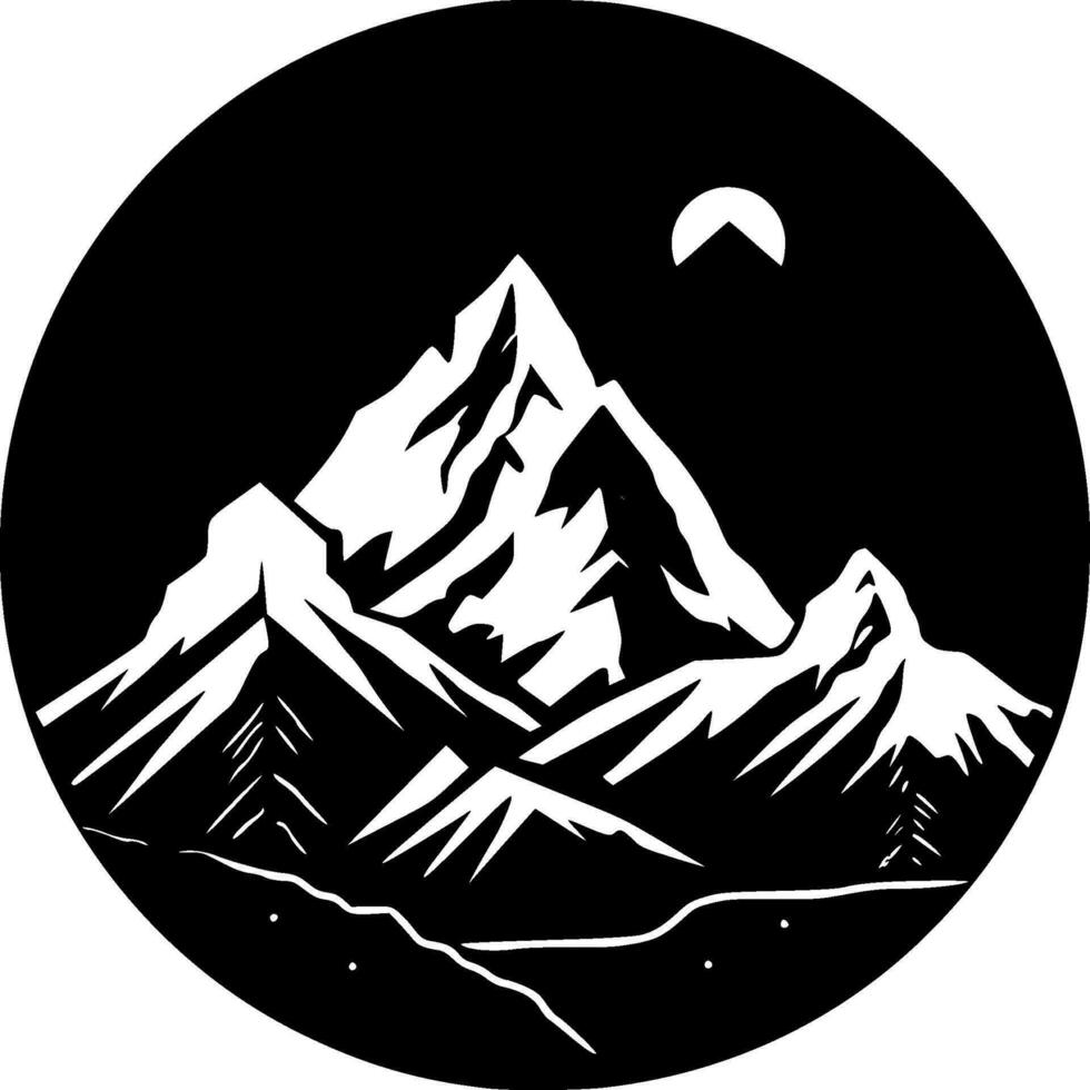 Berge - - hoch Qualität Vektor Logo - - Vektor Illustration Ideal zum T-Shirt Grafik