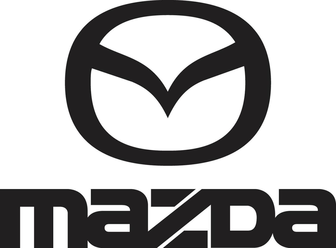 Ankara turkiye 19 Juli 2023 mazda Auto Marke Logo Marke vektor