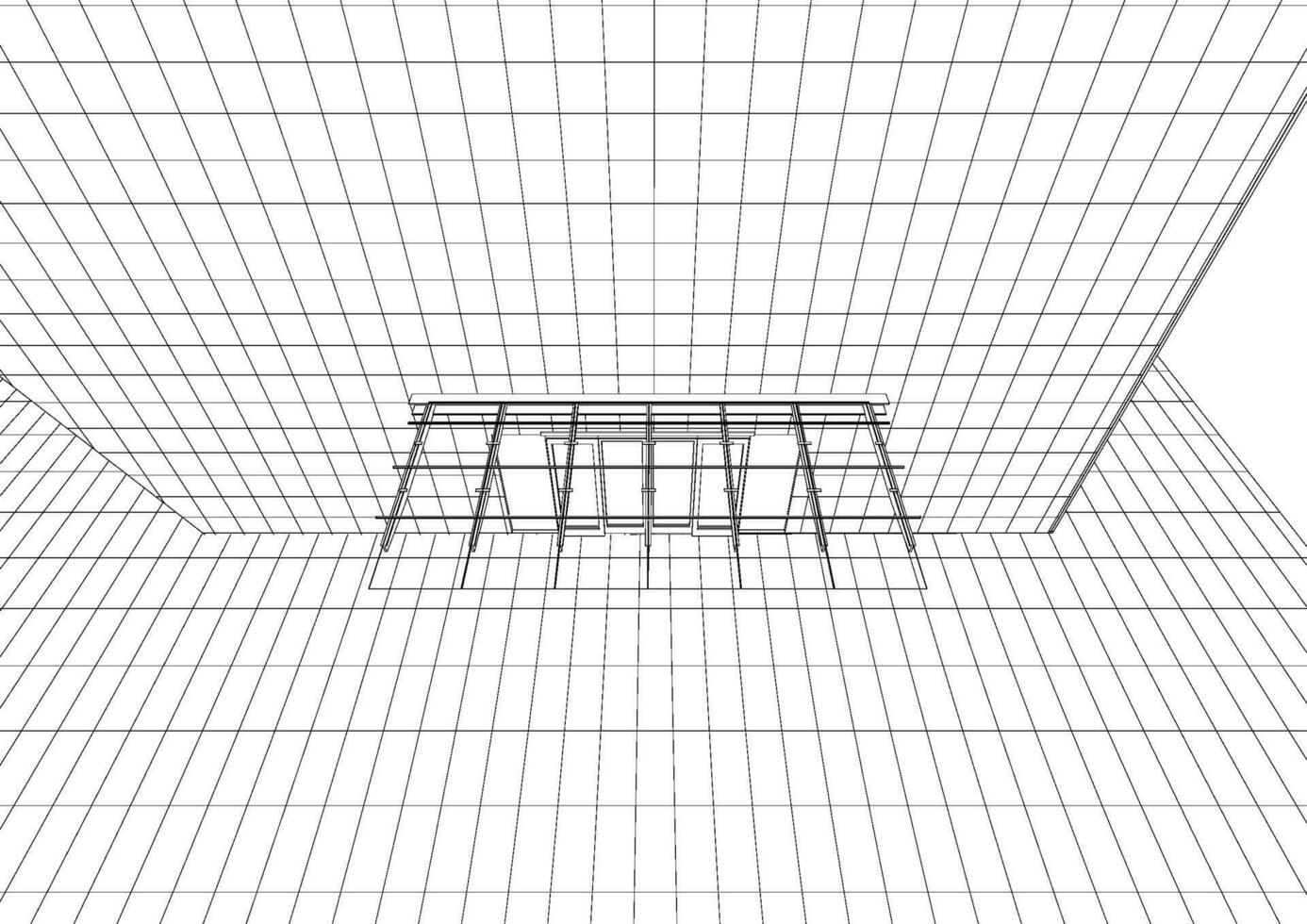 3D-Darstellung des Bauvorhabens vektor