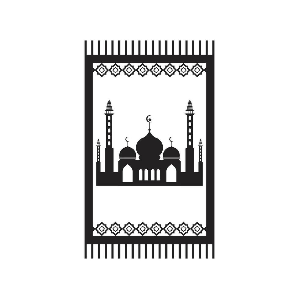 islamisch Gebet Teppich vektor