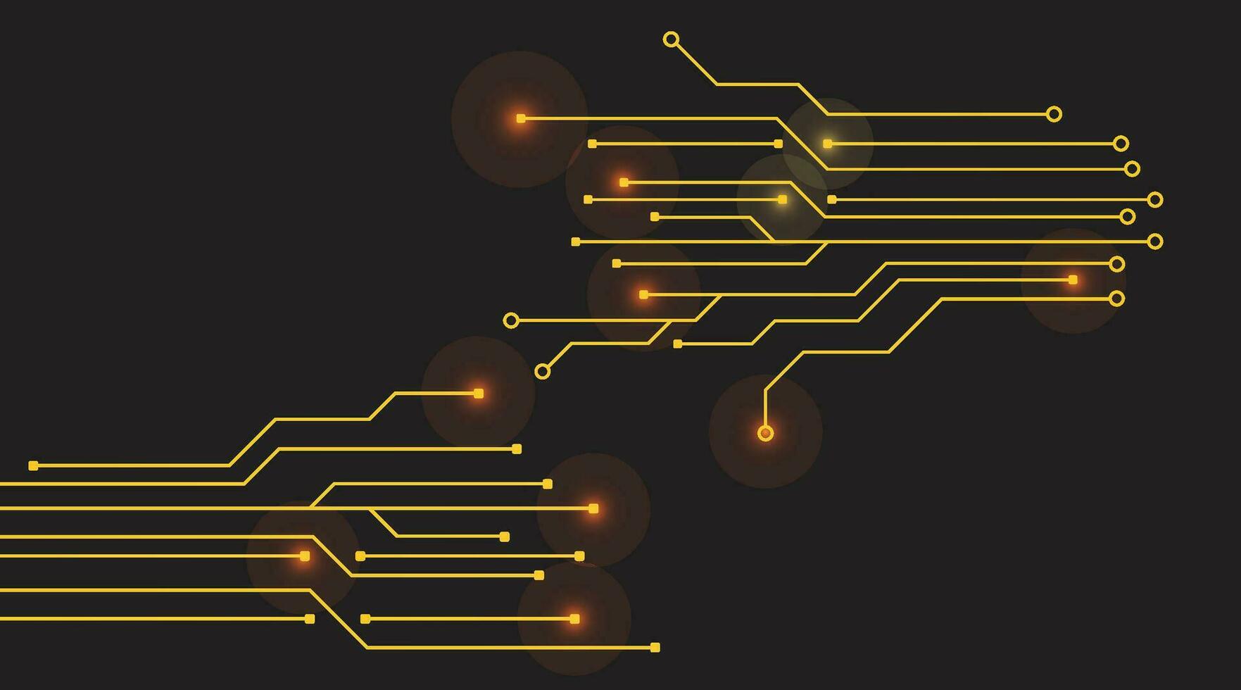 Schaltkreis Tafel Technologie Hintergrund. Zukunft Elektronik Technik Konzept. Bewegung. Vektor Illustration Element