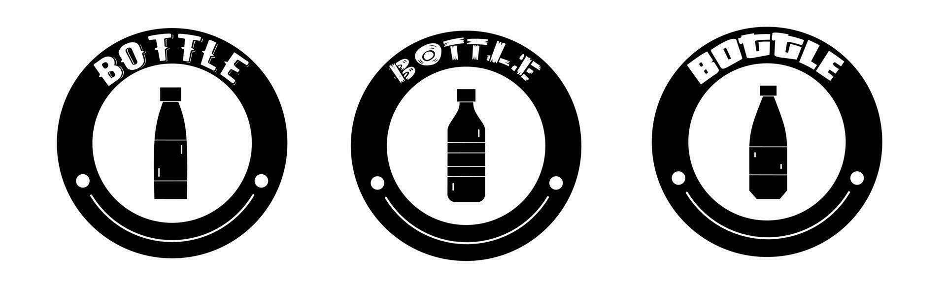 Flasche Produkt Verkauf Symbol Vektor Illustration. Design zum Geschäft und Verkauf Banner Geschäft.